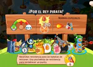 Evento 1 - Angry Birds Epic - A por el Rey Pirata - Mision epica pantallazo